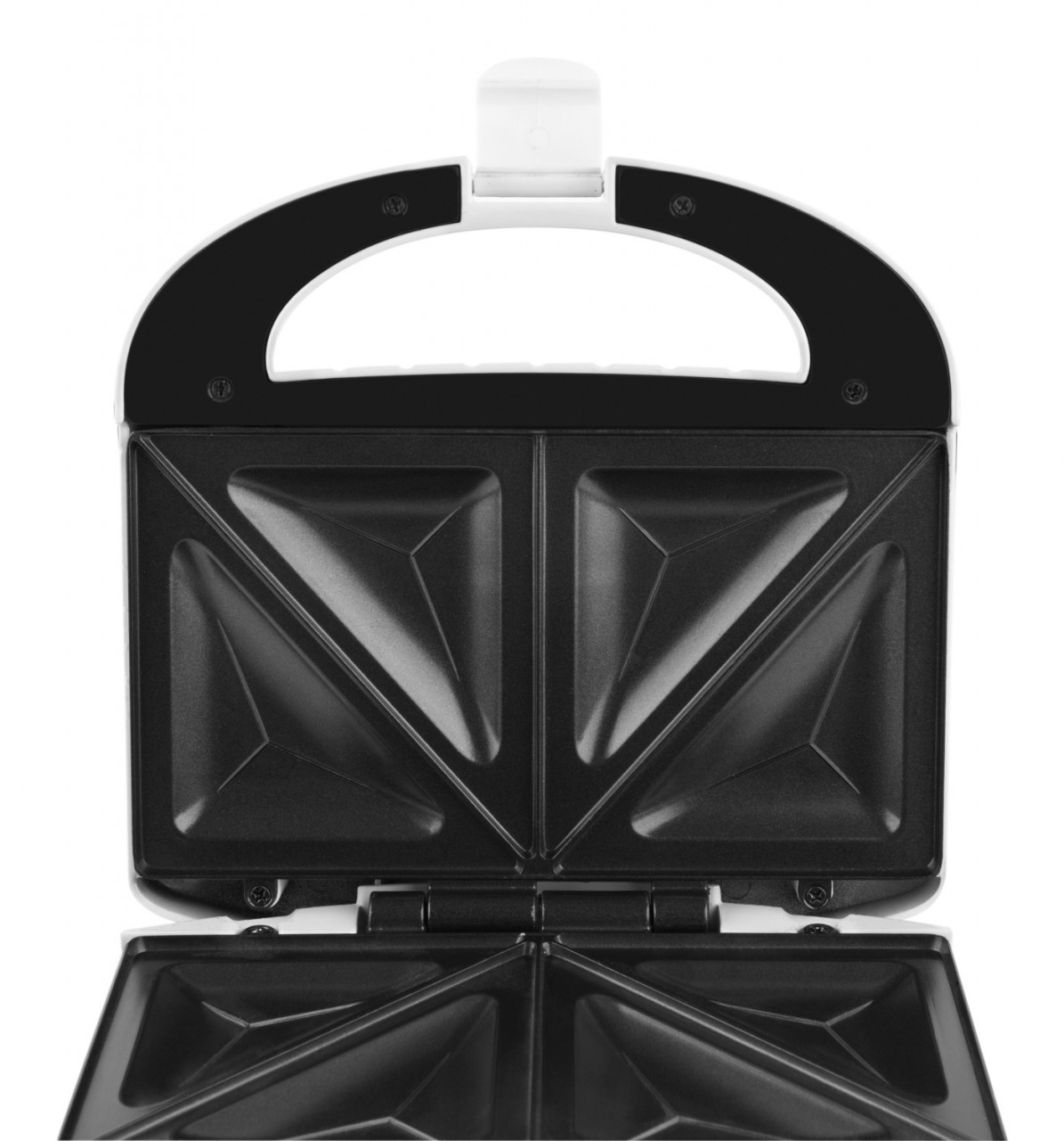 Sandwich maker GALLET SAUMUR CRO625, 800 W, 4 sandwich-uri triunghiulare, alb