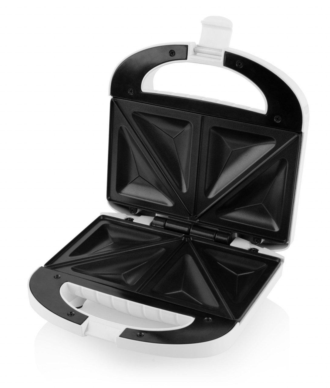 Sandwich maker GALLET SAUMUR CRO625, 800 W, 4 sandwich-uri triunghiulare, alb