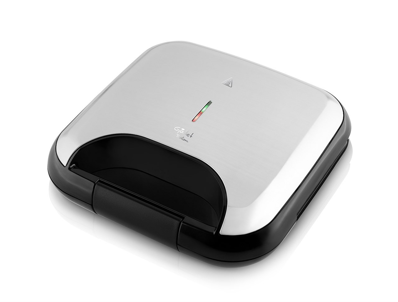 Sandwich maker GALLET TRELON CRO615, 750 W, otel inoxidabil, 4 sandwich-uri triunghiulare