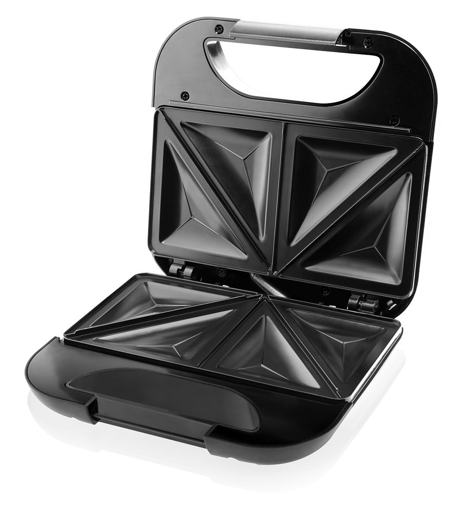 Sandwich maker GALLET TRELON CRO615, 750 W, otel inoxidabil, 4 sandwich-uri triunghiulare