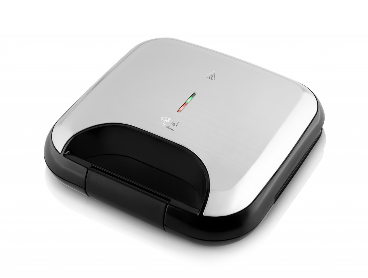 Sandwich maker GALLET TRELON CRO615, 750 W, otel inoxidabil, 4 sandwich-uri triunghiulare