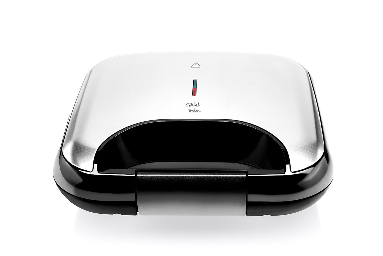 Sandwich maker GALLET TRELON CRO615, 750 W, otel inoxidabil, 4 sandwich-uri triunghiulare