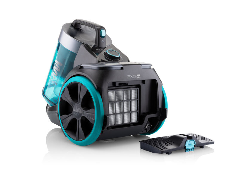 Aspirator fara sac ETA Stellar 1221, 700 W, 1,5L, tehnologie Cyclone, motor ECO, 2 filtre HEPA