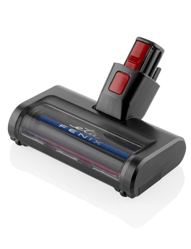 Aspirator vertical 2 in 1 ETA Fenix 2233 90000, baterie Li-Ion 25.2 V / 2200 mAh, recipient 0.6 l, gri cu rosu