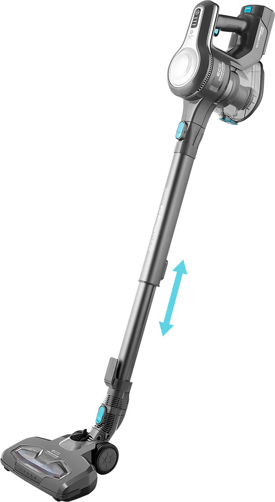 Aspirator vertical portabil 2in1 ECG VT 3630 Alan, 130 W, baterie Li-Ion 22.2 V, recipient 1.2 L, gri