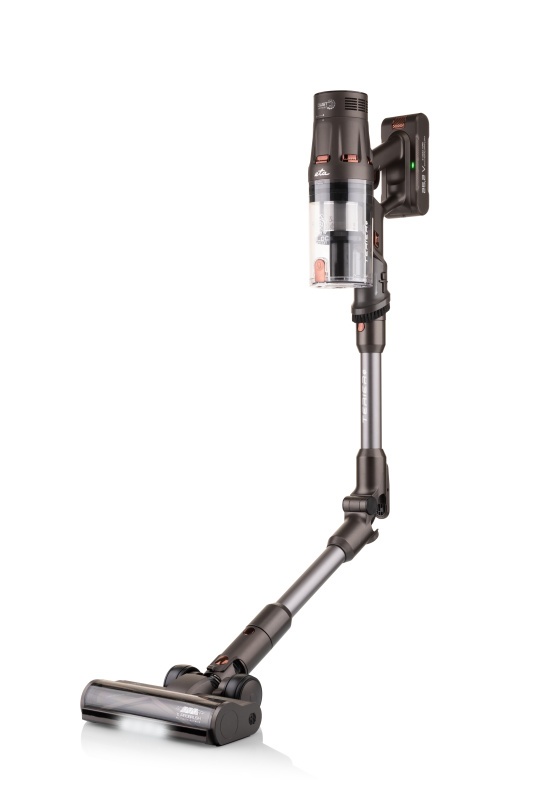 Aspirator vertical 3 in 1 ETA Terier 5247 90000, motor digital 500 W, baterie Li-Ion 25,2 V, afisaj OLED, maro