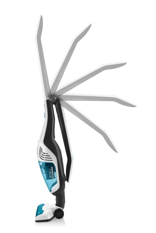 Aspirator vertical si mop 3 in 1 fara fir ETA Moneto II AQUA PLUS 6453 90000, Li-ion 21.6 V, 0.55 l