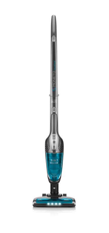 Aspirator vertical si mop 3 in 1 fara fir ETA Moneto II AQUA PLUS 8453 90000, Li-ion 25,2 V, 0.55 l