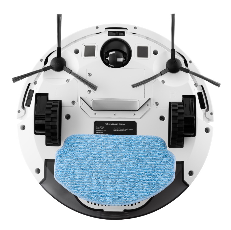 Robot aspirator si mop ETA Rover 1248 90030, Li-Ion 14.4 V/ 2600 mAh, telecomanda, tehnologie SMART, roz