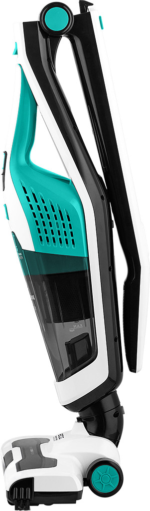 Aspirator vertical portabil 2in1 ECG VT 3420 Jerome, 75 W, baterie Li-Ion 14.8 V, sistem de filtrare cyclonic, verde