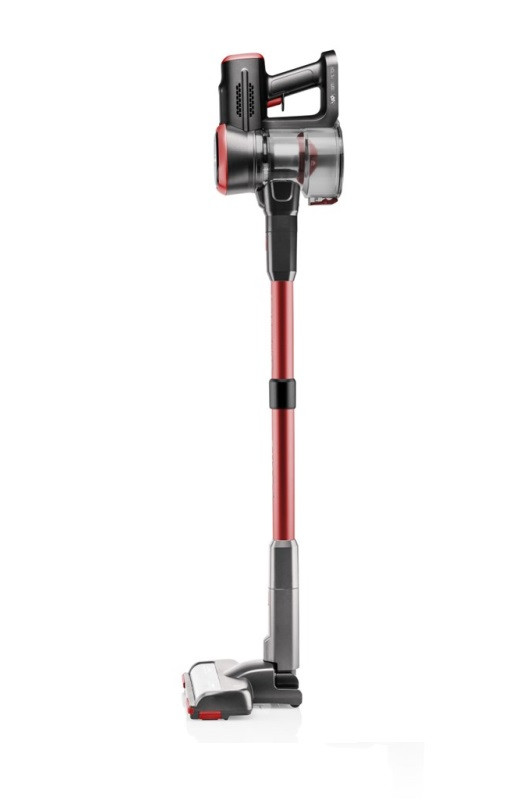 Aspirator vertical 2 in 1 ETA Fenix 2233 90000, baterie Li-Ion 25.2 V / 2200 mAh, recipient 0.6 l, gri cu rosu