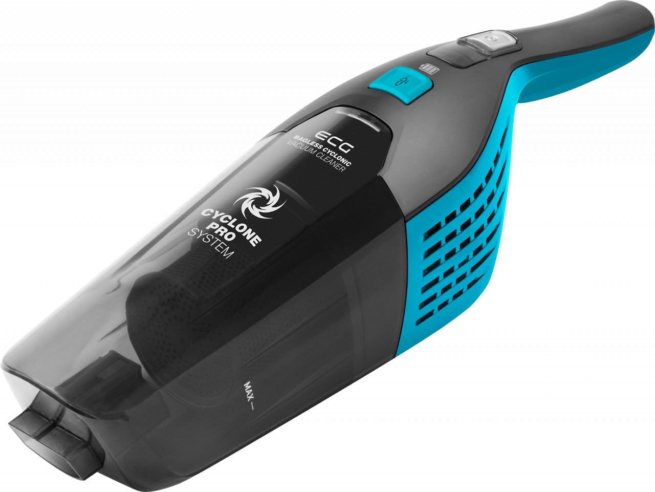 Aspirator vertical 2 in 1 fara fir ECG VT 7220 Simply Clean, Li-ion 25.9 V, 0.6 l, 2 viteze