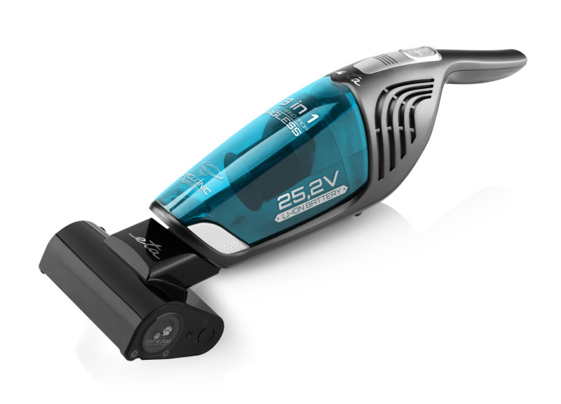 Aspirator vertical si mop 3 in 1 fara fir ETA Moneto II AQUA PLUS 8453 90000, Li-ion 25,2 V, 0.55 l