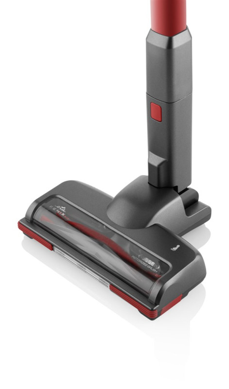 Aspirator vertical 2 in 1 ETA Fenix 2233 90000, baterie Li-Ion 25.2 V / 2200 mAh, recipient 0.6 l, gri cu rosu