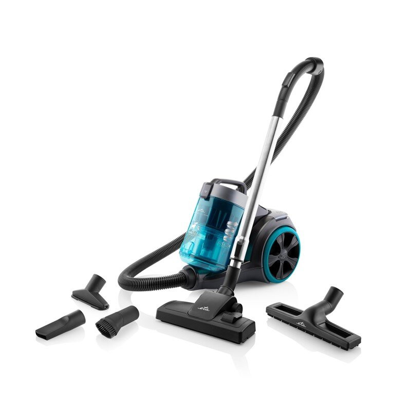 Aspirator fara sac ETA Stellar 1221, 700 W, 1,5L, tehnologie Cyclone, motor ECO, 2 filtre HEPA