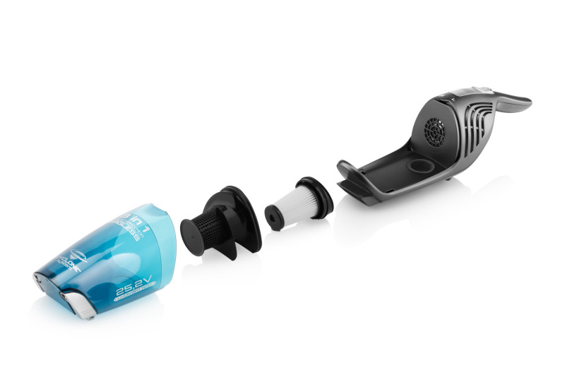 Aspirator vertical si mop 3 in 1 fara fir ETA Moneto II AQUA PLUS 8453 90000, Li-ion 25,2 V, 0.55 l