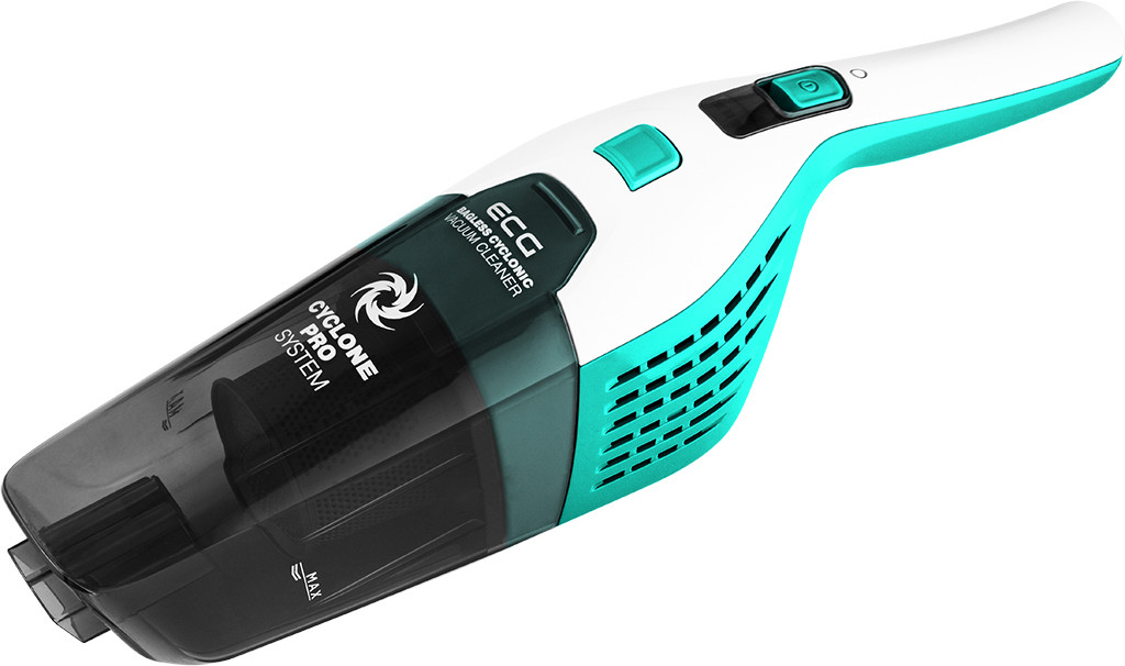 Aspirator vertical portabil 2in1 ECG VT 3420 Jerome, 75 W, baterie Li-Ion 14.8 V, sistem de filtrare cyclonic, verde
