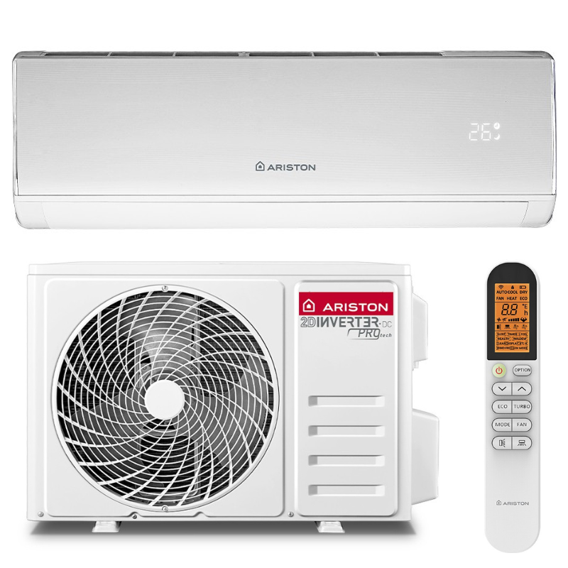 Aer conditionat Ariston Kios BS R32 25 9000 Btu, agent frigorific R32, WIFI incorporat, clasa energetica A++ (3381552)