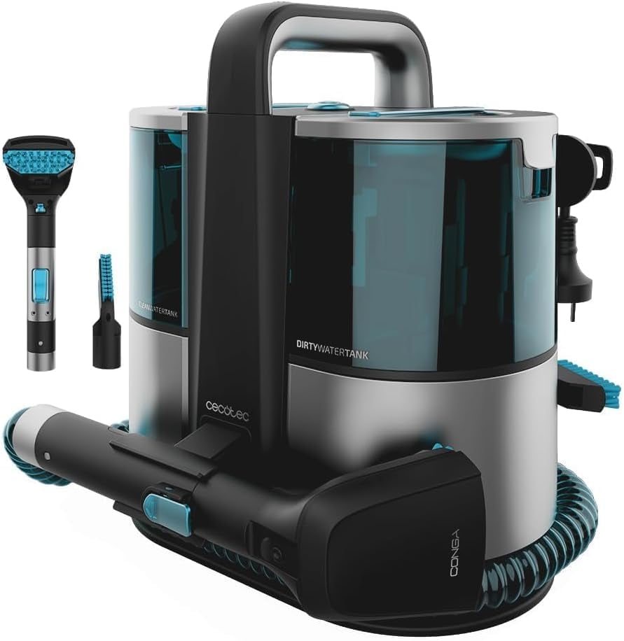 Aspirator cu spalare Cecotec Conga 4000 Carpet&Spot Clean XL, 400W, putere aspirare 12kpa, rezervor apa/detergent, rezervor apa murdara, curatare covoare, tapiterie, saltele, pulverizare (08425)