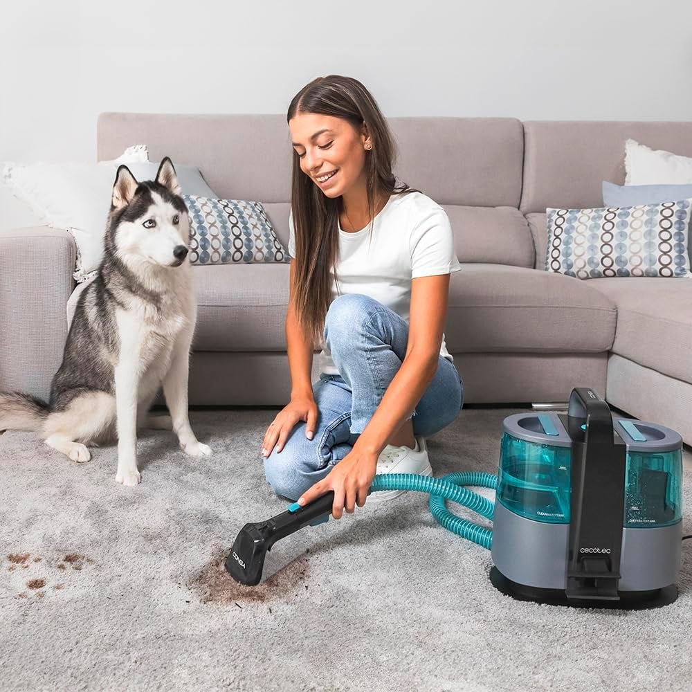 Aspirator cu spalare Cecotec Conga 4000 Carpet&Spot Clean XL, 400W, putere aspirare 12kpa, rezervor apa/detergent, rezervor apa murdara, curatare covoare, tapiterie, saltele, pulverizare (08425)