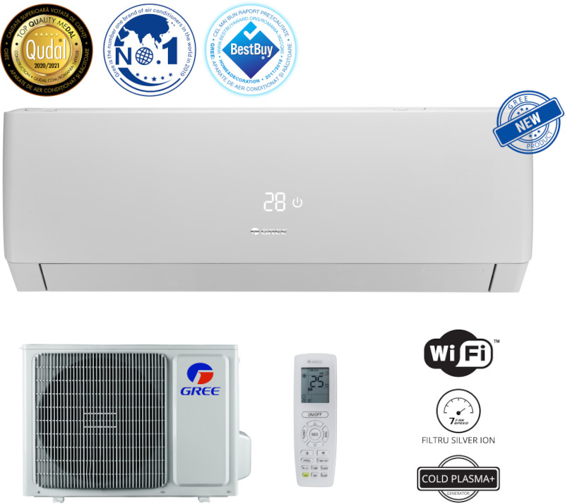 Gree Aer conditionat Pulsar GWH18AGD-K6DNA1D Inverter 18000 BTU, Wi-Fi