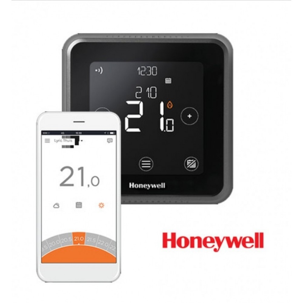 Termostat ambiental Honeywell T6R Lyric wireless, programabil, inteligent, conectare internet (Y6H910RW4055)