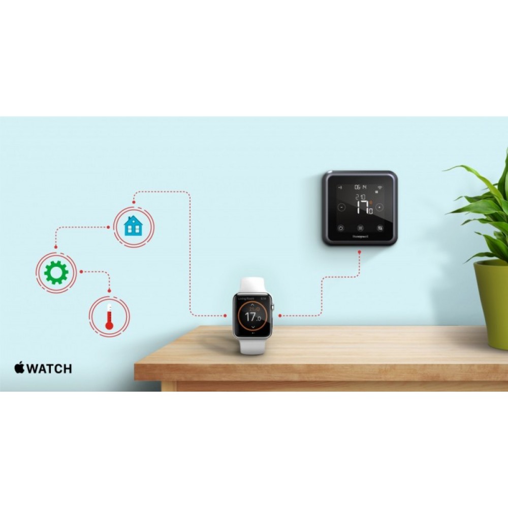 Termostat ambiental Honeywell T6R Lyric wireless, programabil, inteligent, conectare internet (Y6H910RW4055)