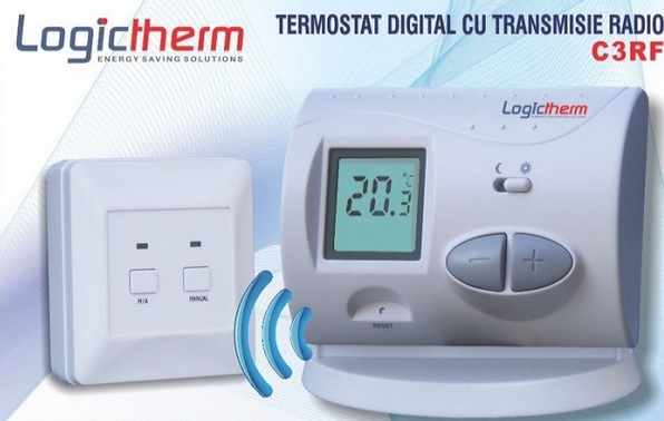 Termostat de ambient fara fir Logictherm C3RF (WAT 129)
