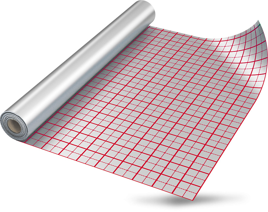 Folie aluminiu premarcata 100*500 Nextterm (Folie al Next)