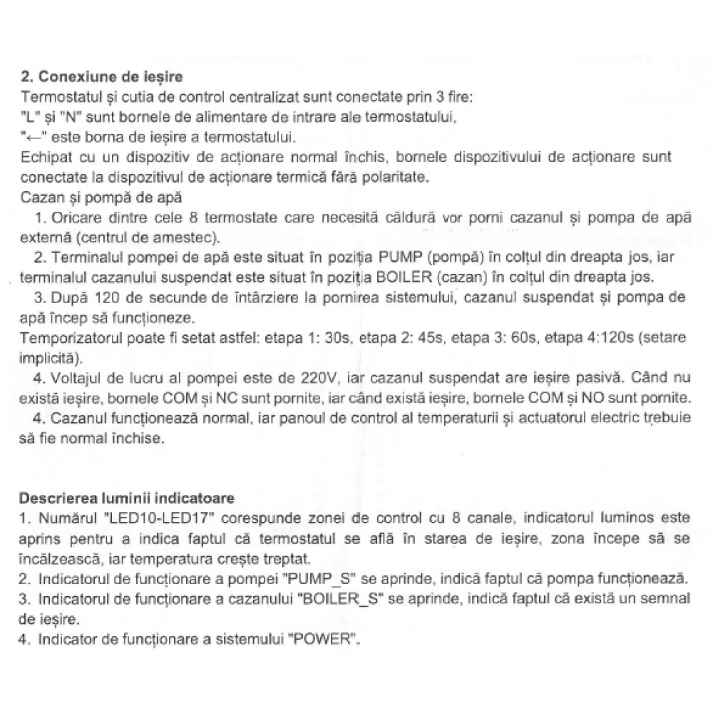 NEXTTERM Unitate de control pentru maxim 8 termostate, 16 actuatoare (TL9200)