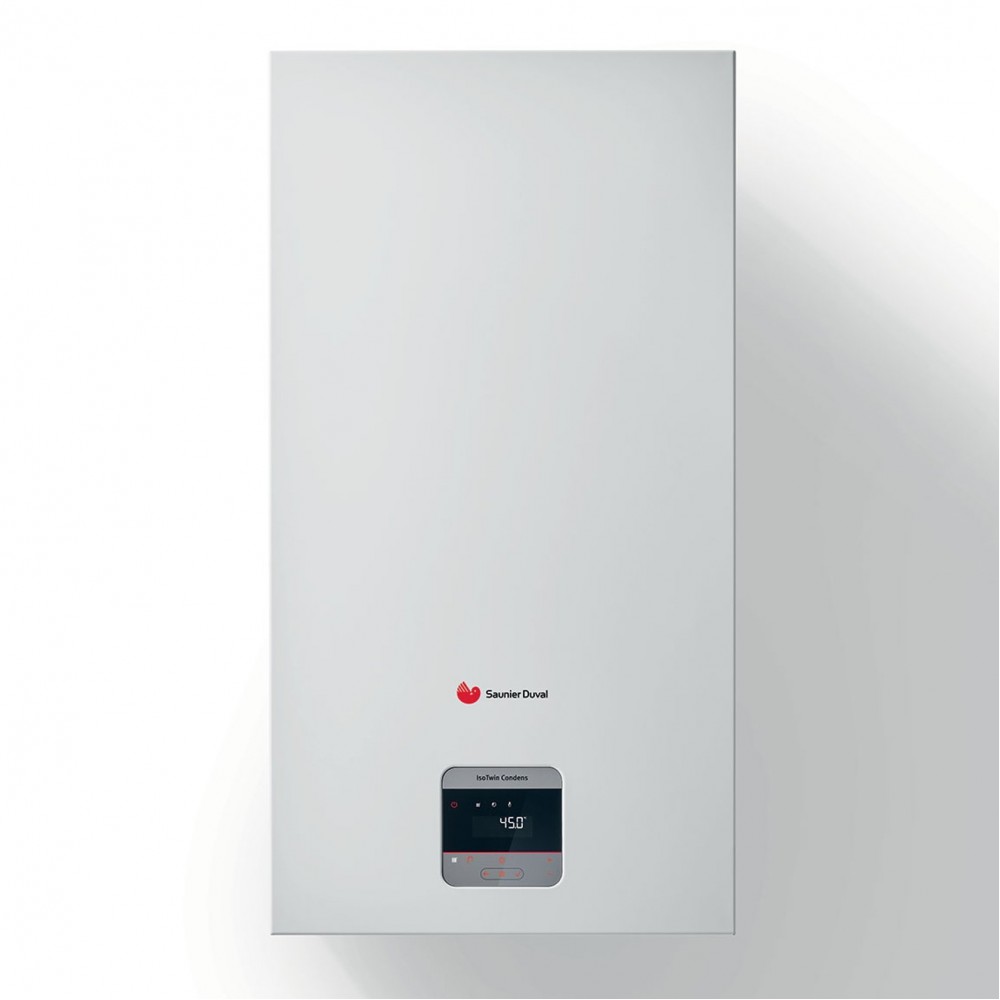 Centrala termica Saunier Duval IsoTwin Condens T 26 CS/1, boiler incorporat 42 litri (0010025222)
