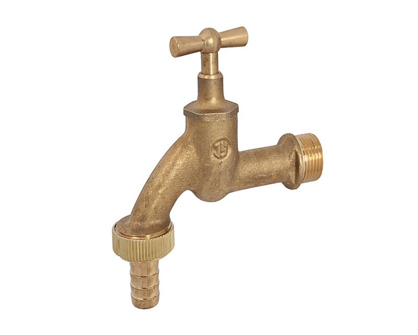 Robinet dublu servici (gradina) - alama SCHLOSSER 1/2" (0017301500001)