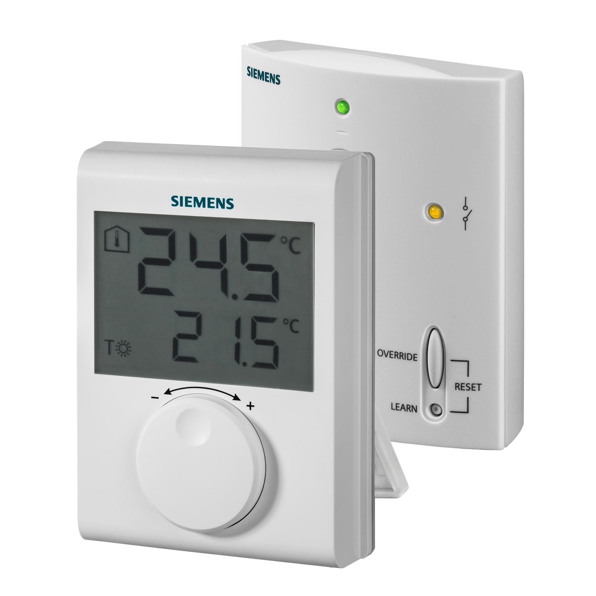 Siemens Termostat digital, neprogramabil, fara fir (RDH100RF/SET)