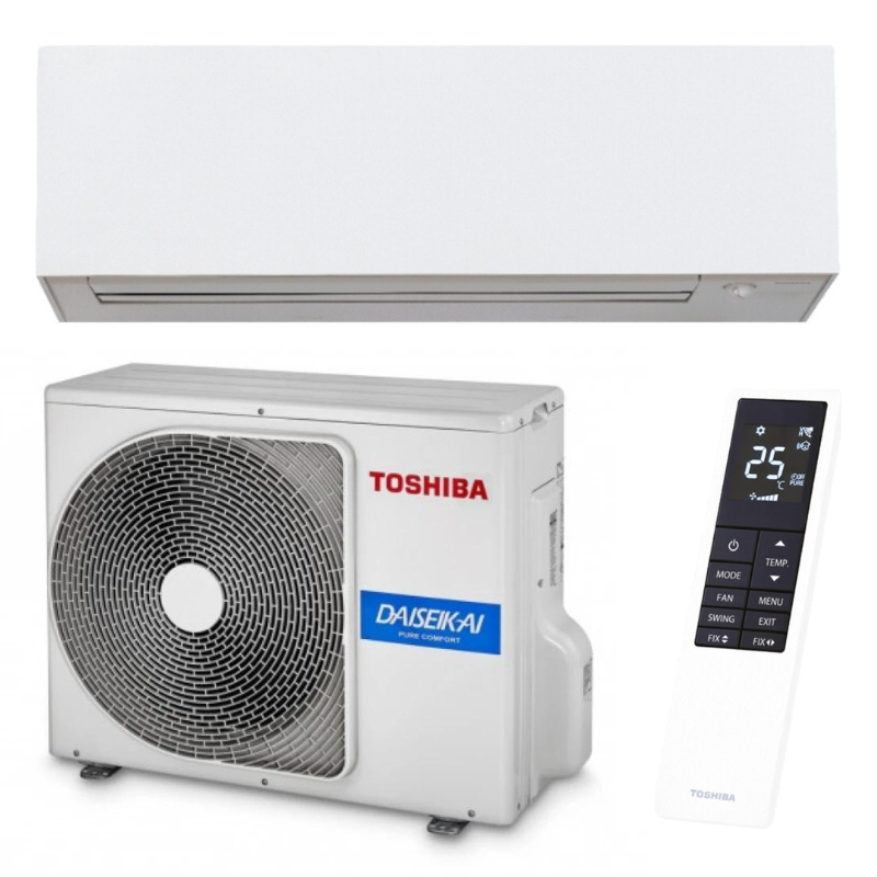 Aparat aer conditionat Toshiba Daisekai 10 White, 18000 BTU, Clasa A+++, control WiFi, inverter, design premium, confort maxim (RAS-B18S4KVPG-E-RAS-18S4AVPG-E)