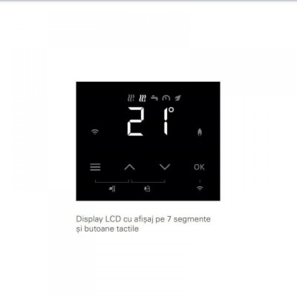 Viessmann Vitodens 100-W, 25 kW, cu boiler monovalent pentru apa calda menajera de 120 litri (Z022915)