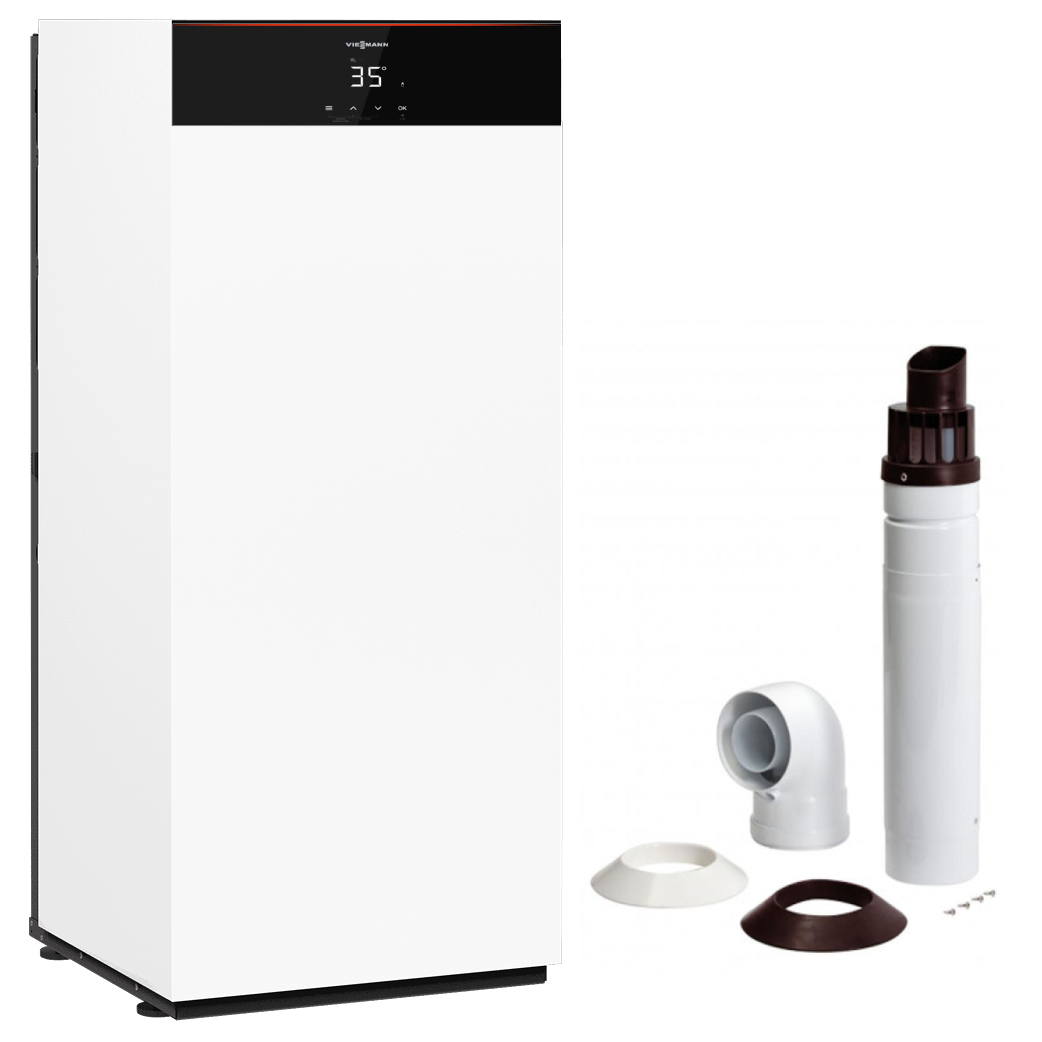 Viessmann Vitodens 111-F, B1TF, cu boiler incorporat 100 litri - 25 kW (Z023118)