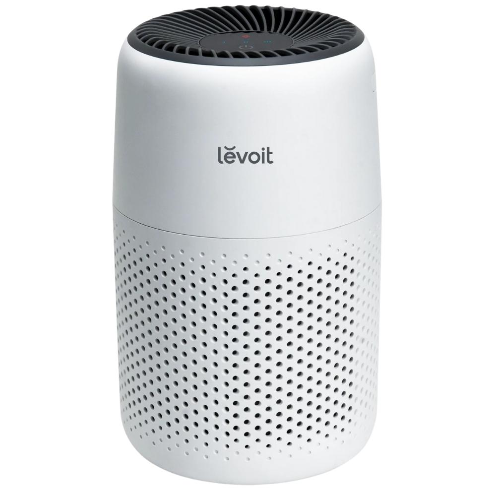 Purificator de aer Levoit Core Mini, Filtru 3 in 1 True HEPA, Panou Comanda Touch Screen, Alb (CoreMini)