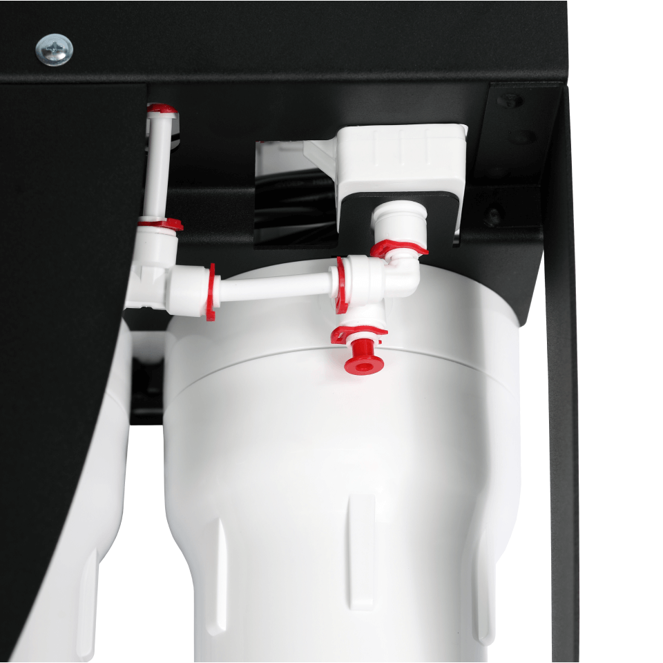 Sistem osmoza inversa profesionala Ecosoft Robust Mini, 6 stadii filtrare, debit direct 2.1 litri/min, pompa booster inclusa, capacitate 300 GPD