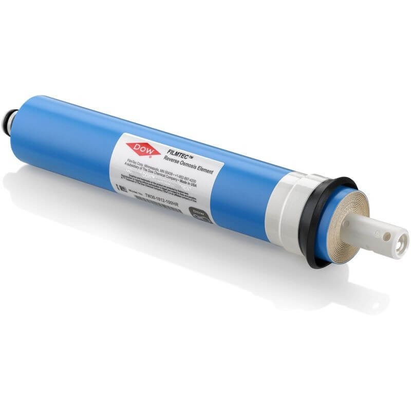 Cartus filtrant cu membrana osmoza inversa Dow Filmtec 50 GPD, filtrare 0.0001 microni, capacitate 190 litri/zi, eficienta pana la 99%, certificat NSF