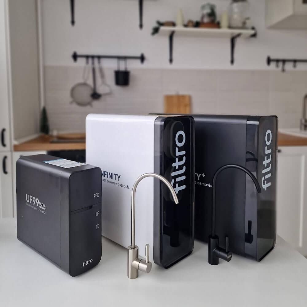 Sistem ultrafiltrare FILTRO UF99, 4 stadii, membrana 0.01 microni, cartuse twist, debit 3.8 litri/min, fara electricitate, montaj sub chiuveta