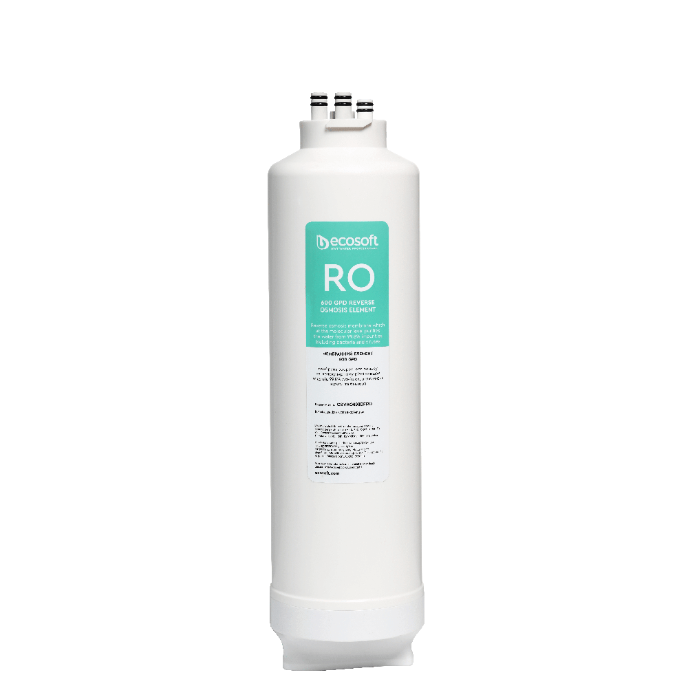 Membrana osmoza inversa Ecosoft CVSRO600DFRO, capacitate 600 GPD, compatibila cu sistemul Ecoss