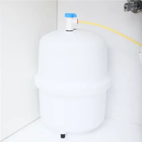 Sistem osmoza inversa cu pompa booster Ecosoft Absolute PRO, 6 stadii de filtrare, 75 GPD, remineralizare, cadru metalic, bazin de stocare inclus