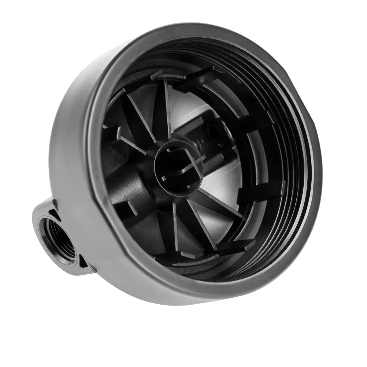 Carcasa filtru apa Ecosoft FPV4520 Big Blue 20 inch, conexiune 1 inch, cu supapa presiune, cheie strangere si suport metalic, gri, pentru toata casa, cartus 4.5x20