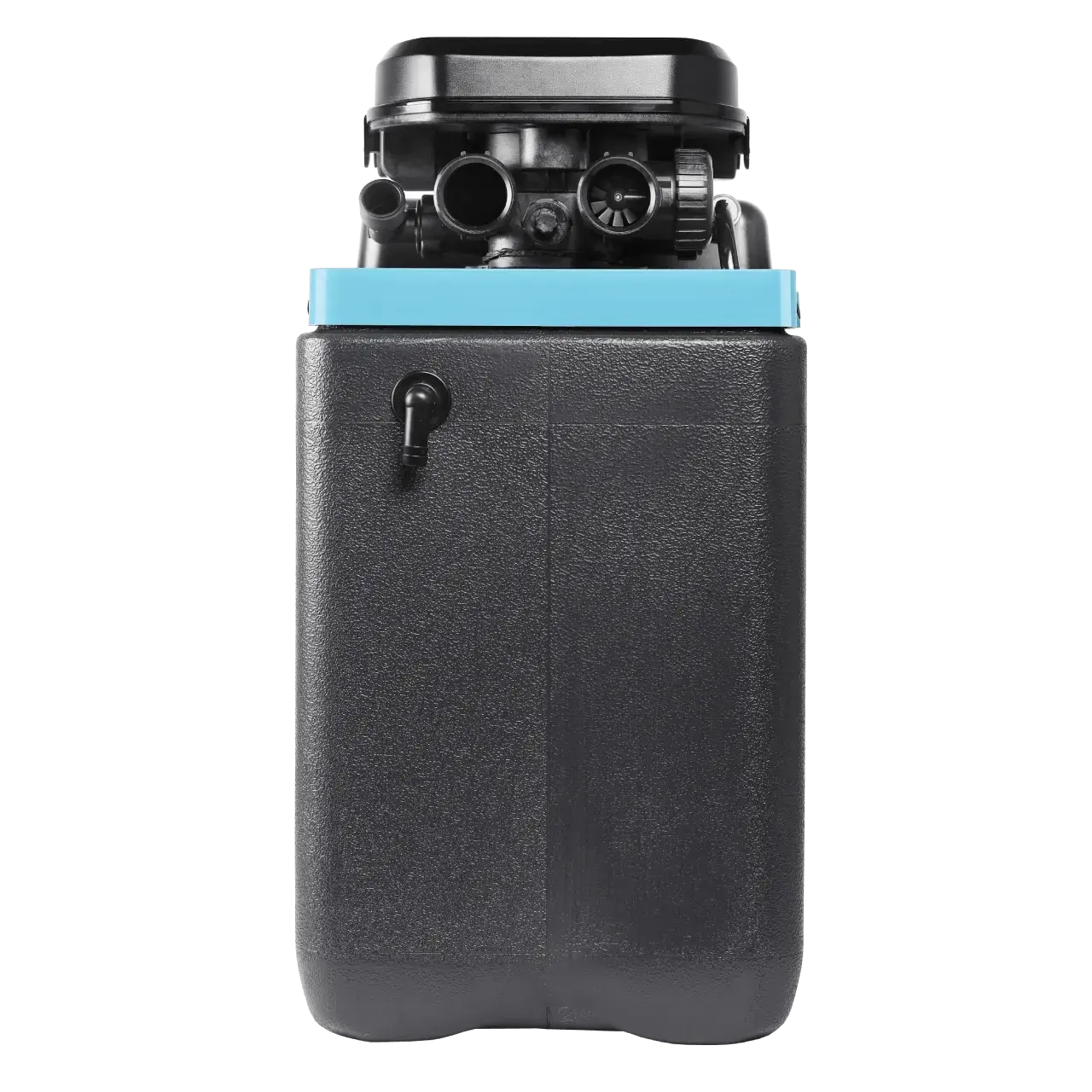 Dedurizator apa cabinet FILTRO Blue 150, valva Clack DV 1 inch cu regenerare timp/volum, 15 litri rasina, debit 1.5 m3/h, inaltime 54 cm, capacitate dedurizare 2.4 m3