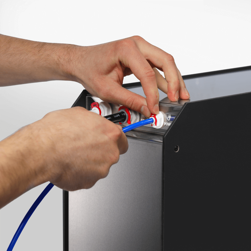 Sistem osmoza inversa profesionala Ecosoft ROBUST 4000, debit 180 litri/ora, 2 membrane de 500 GPD, pompa booster inclusa