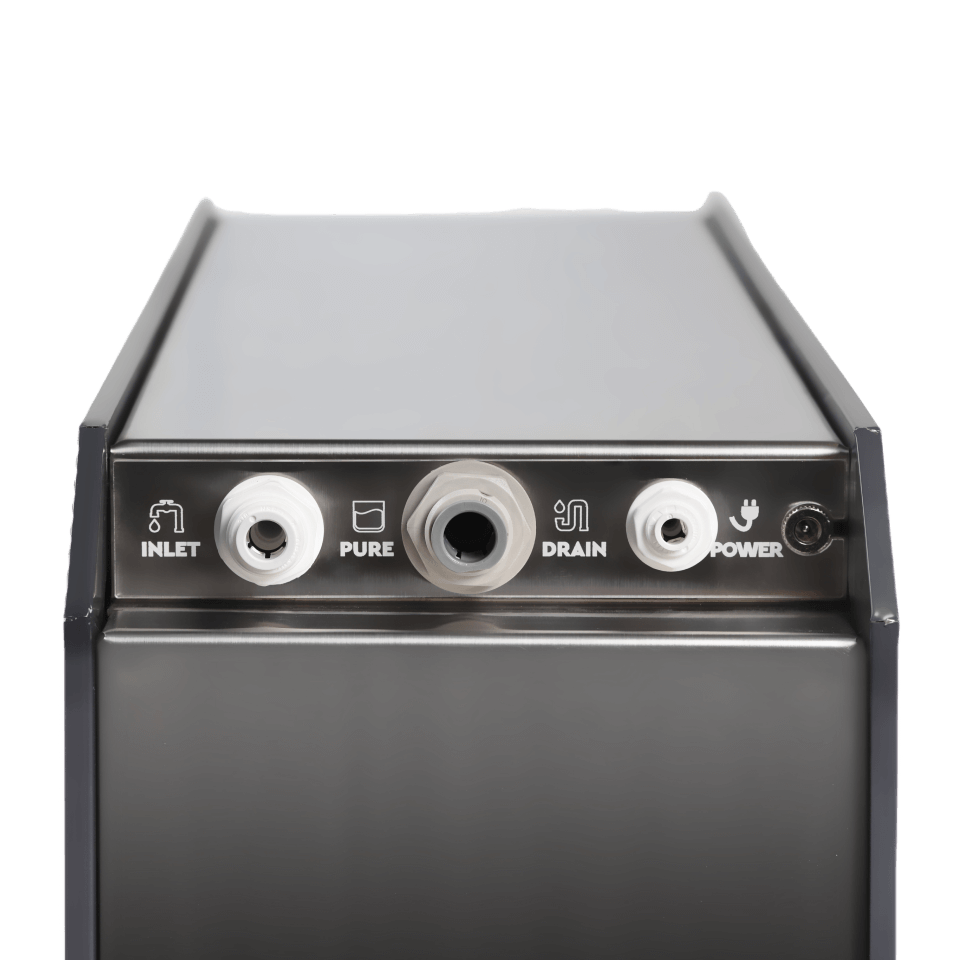 Sistem osmoza inversa profesionala Ecosoft ROBUST 4000, debit 180 litri/ora, 2 membrane de 500 GPD, pompa booster inclusa