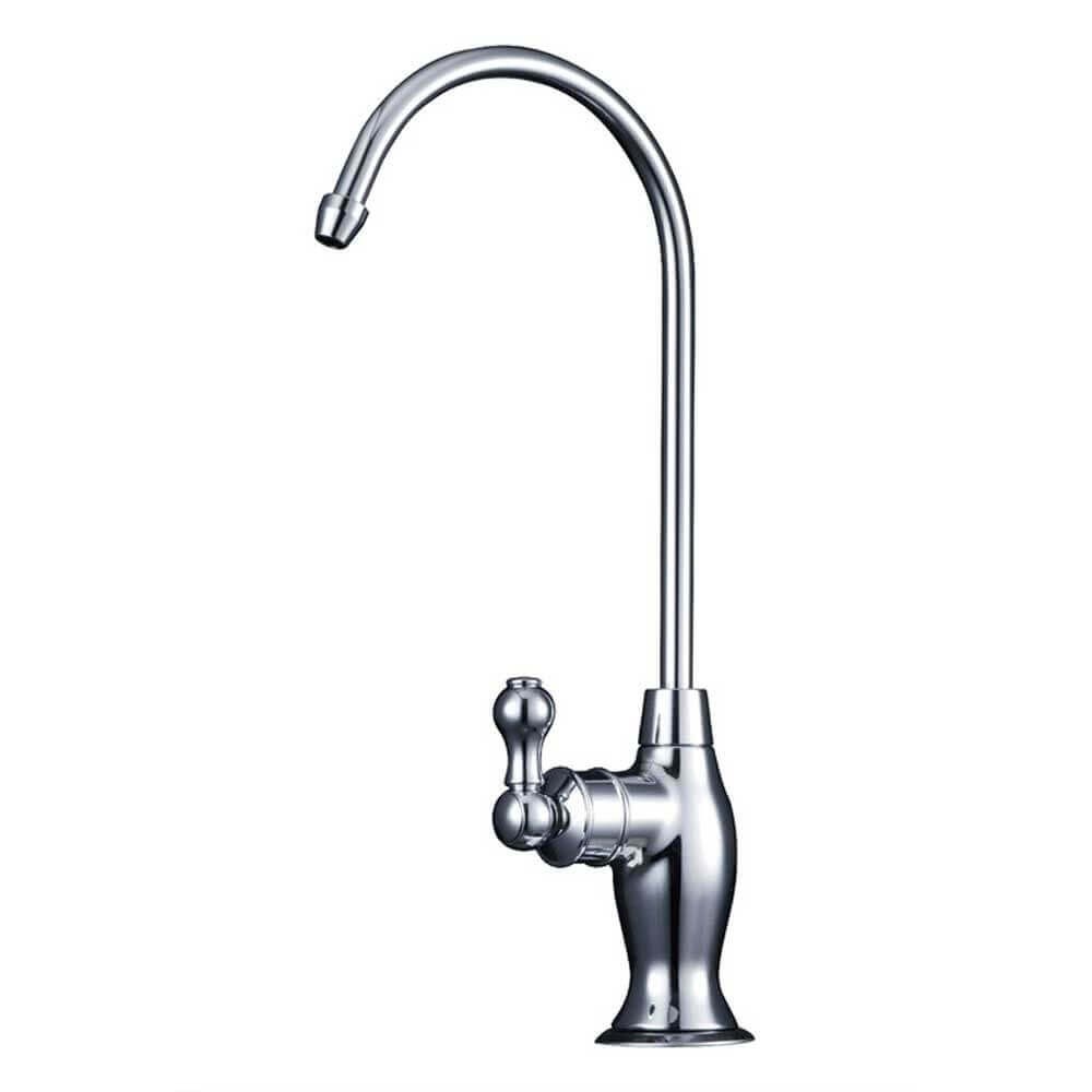 Baterie bucatarie PureTECH pentru apa filtrata, monocomanda, pipa pivotanta 360°, cartus ceramic, mufa rapida 1/4 (6 mm), finisaj cromat