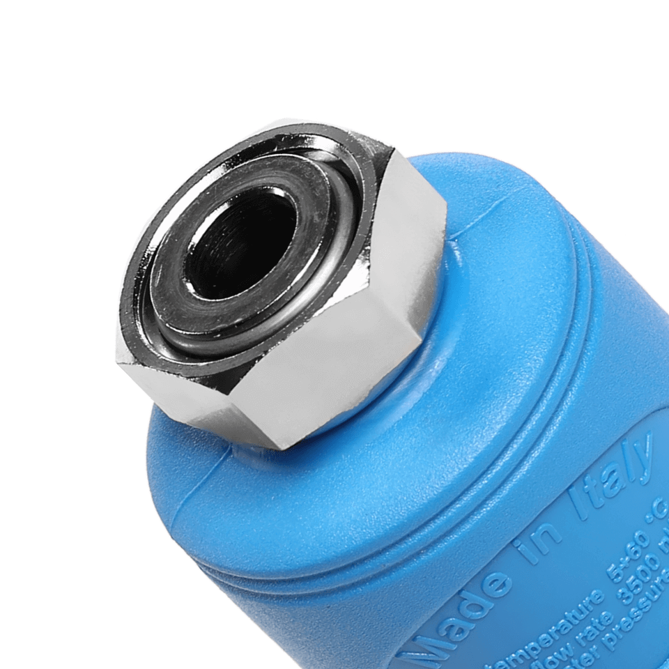 Filtru magnetic anticalcar ECOMAG Standard, conexiune 1/2 inch FF, microfiltrare 5 microni, plastic BPA Free pentru instalatii termice