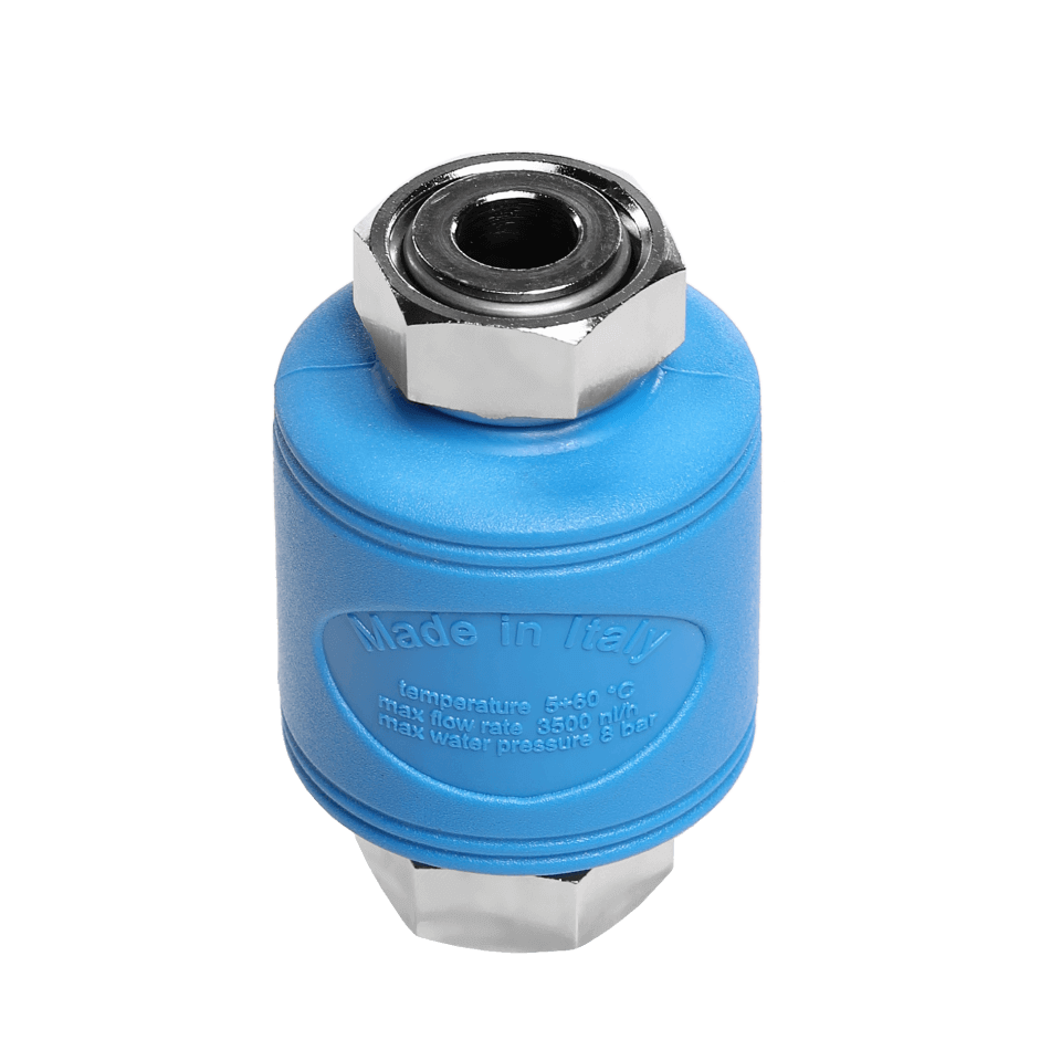 Filtru magnetic anticalcar ECOMAG Standard, conexiune 1/2 inch FF, microfiltrare 5 microni, plastic BPA Free pentru instalatii termice