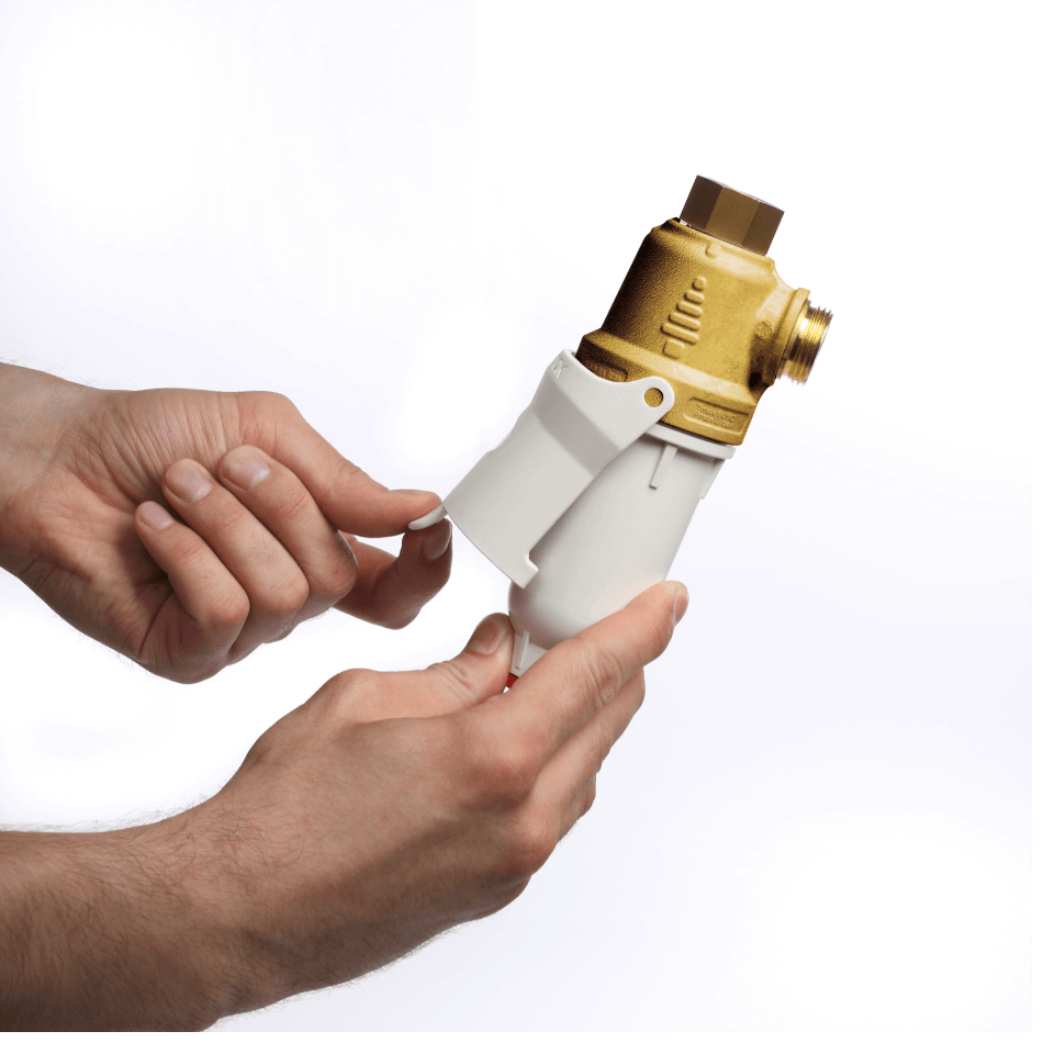 Filtru magnetic cu sita metalica DIMA BRASS, insertie alama, microfiltrare 5 microni, conectare 3/4 inch, pentru instalatii termice